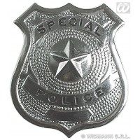 PLACA ESPECIAL POLICIA 8CM