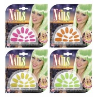 12/U UÑAS FLUOR ADHESIVA COL.SURT
