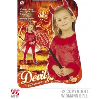 $DDISFRAZ 3A4 4A5  DIABLESA TUL ROJO