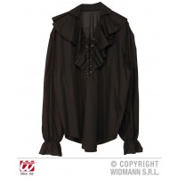  CAMISA MUJER T-M C/MANGA NEGRA PIRATA
