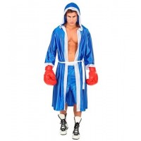 DISFRAZ T-S BOXEADOR AZUL