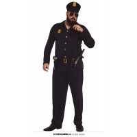 DISFRAZ T-XL POLICIA MANGA LARGA