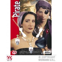 $D PIRATA COLLAR PENDIENTE ANILLO PARCH