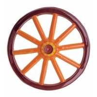 COLGANTE RUEDA CARRETA PLASTICO 50CM