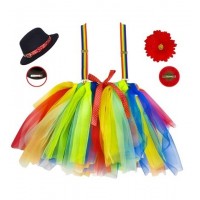 SET PAYASO 3A4AÑOS TUTU TIRANTE SOMBRE