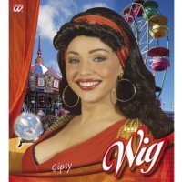 $D PELUCA ZINGARA NEGRA C PAÑUELO