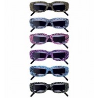 GAFAS PIEL DE SERPIENTE CUADRADAS
