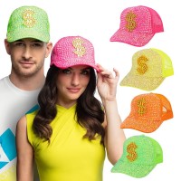 GORRA SIMBOLO DOLAR NEON COL.SURT