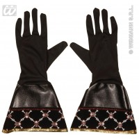 PAR GUANTES PIRATA C/CALAVERAS