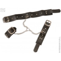 JUEGO ESPOSAS Y COLLAR SADO