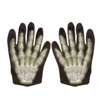 GUANTES INFANTIL ESQUELETO GLOW
