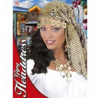 PAÑUELO GITANA CON ADORNOS