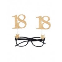GAFAS ANTENA N18 GLITTER ORO
