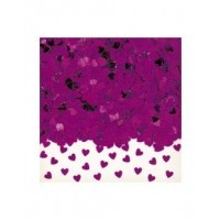 CONFETI CORAZONES FUCSIA 14GR