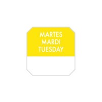 R/1000U ETIQUETA MARTES 2,5X2,5CM