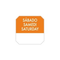 R/1000U ETIQUETA SABADO 2,5X2,5CM