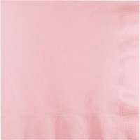   20 SERVILLETAS ROSA PASTEL 33CM