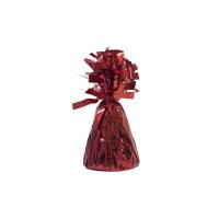   PESO GLOBO METAL ROJO 175GR