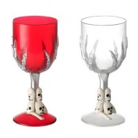 COPA VINO PL MANO ESQUELETO SURT 17CM