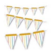   BANDERIN TRIANG. PASTEL CELEBR 3MT