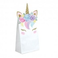   8 BOLSAS CANDY UNICORNIO LIL 20CM