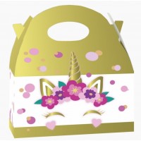   CAJA P/GOLOSINA UNICORNIO 20X16CM