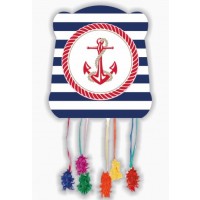   PIÑATA BAS ANCLA MARINERO 28X33CM