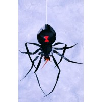ARAÑA COLGANTE C/LUZ PLASTICO