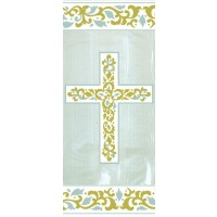 PAQ.8/U BOLSA REGALO CRUZ COMUNION