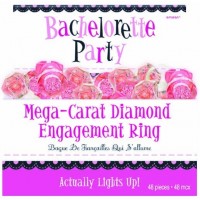 ANILLO C/DIAMANTE ROSA PRINCESAS C/LUZ