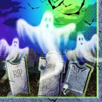 PAQ.16/U SERV.33/2C FANTASMA HALLOWEEN