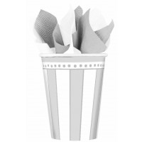 PAQ.8/U VASO 25ANIVERSARIO PLATA 266ML