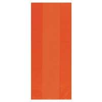   25 BOLSA POLIPR. NARANJA 13X29CM
