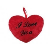 CORAZON PELUCHE ROJO I LOVE YOU 26CM