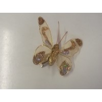 MARIPOSA C/TRABA ESCARCHADA 6CMS