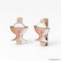 6 PINZAS MADERA CALIZ 3,5CM