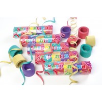 25 ROLLOS SERPENTINA ESPECIAL