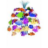 COLGANTE TECHO CASCADA PECES MULTICOLOR