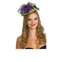 DIADEMA MINI SOMBRERO VERDE VICTORIAN