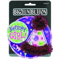 CONDECORACION SOMBRERO BIRTHDAY GIRL