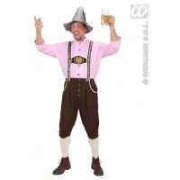 DISFRAZ T-XL BAVARIAN CHICO ROSA