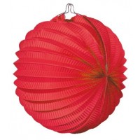   FAROL ESFERICO ROJO 22CM