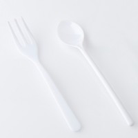 $D    50/U MINI TENEDOR BLANCO 10CM