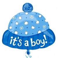 GLOBO 18 FORMA GORRO ITS A BOY