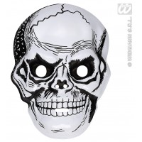 CARETA PLASTICA CALAVERA HALLOWEEN