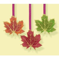 PAQ.3/U COLGANTE CINTA HOJA OTOÑO