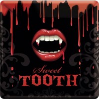 PAQ.18/U PLATO CUADRADO VAMPIRO 17,8CM