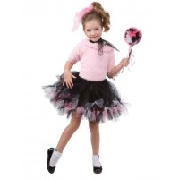TUTU AÑO 50 INFANTIL NEGRO PUNTA NUDO