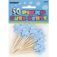 PAQ.50/U PINCHO BANDERA PAPEL CELESTE