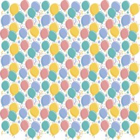 PAQ.5/U HOJAS PAPEL SEDA FIESTA GLOBO